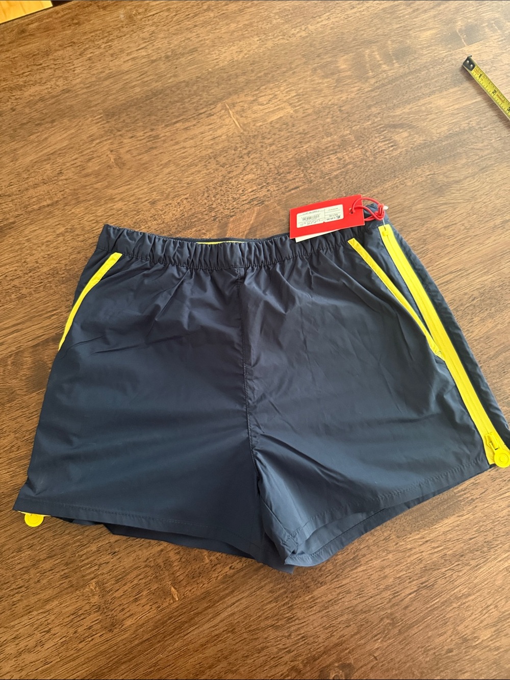 Hunter For Target navy blue side zip up shorts with mesh